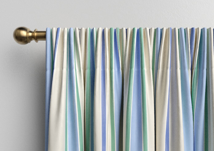 Bluebellgray Seaside Stripe, Atlantic - Made to Measure Curtains - Image 9